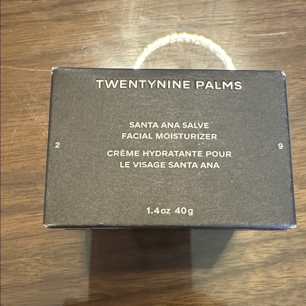 NEW TWENTYNINE PALMS SANTA ANA SALVE FACIAL MOISTURIZER CLEAN 1.4OZ IN BOX NWT